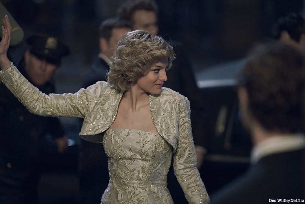 Emma Corrin as Princess Diana outside the Carlyle Hotel in season four of The Crown. Photo: Netflix Emma Corrin as Princess Diana outside the Carlyle Hotel in season four of The Crown. Photo: Netflix