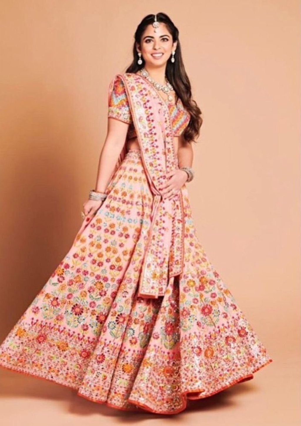 Isha ambani sabyasachi lehenga price cheap