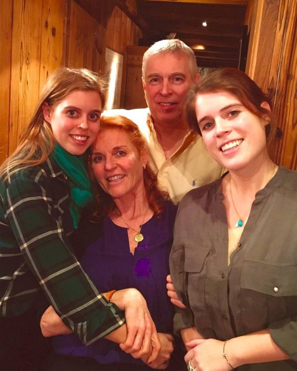 Sarah, Duchess of York, shared this photo on social media on International Family Day. Photo: @royallyfergie/Instagram