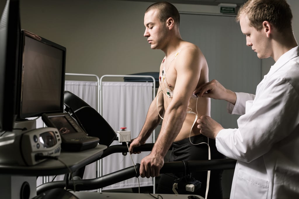 A cardiac stress test works by physically putting you under stress – like when you exercise. Photo: Shutterstock