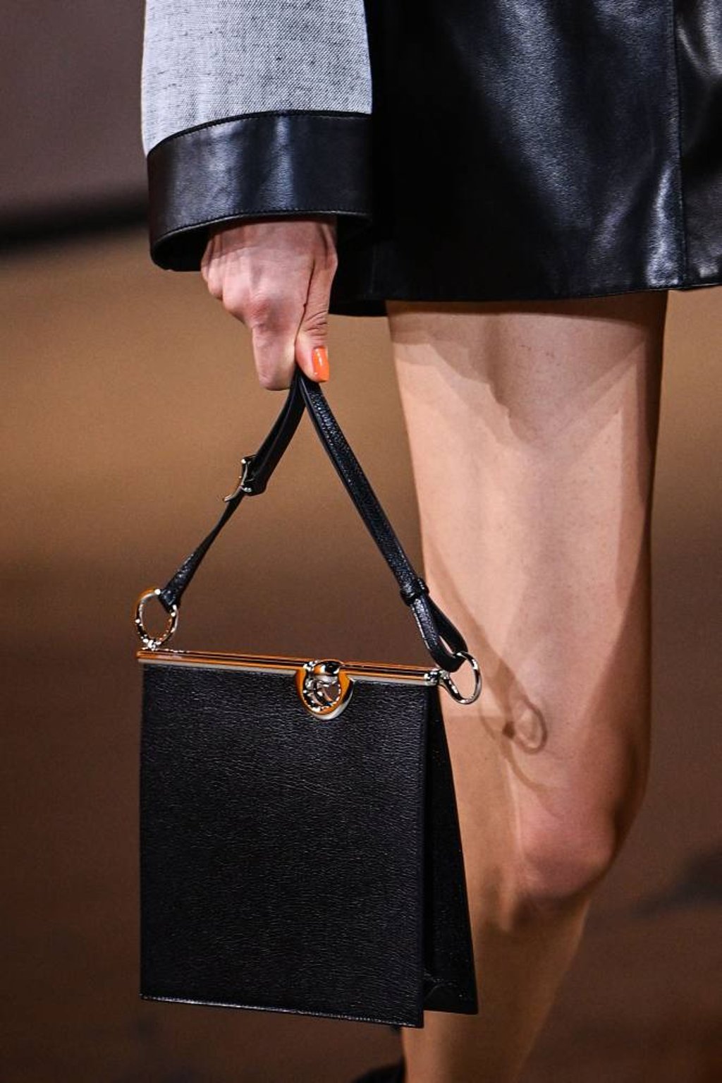 A model presents a creation for Hermès during the women’s spring-summer 2022 ready-to-wear collection fashion show in Le Bourget, on the outskirts of Paris, as part of Paris Fashion Week, on October 2. Photo: AFP A model presents a creation for Hermès during the women’s spring-summer 2022 ready-to-wear collection fashion show in Le Bourget, on the outskirts of Paris, as part of Paris Fashion Week, on October 2. Photo: AFP