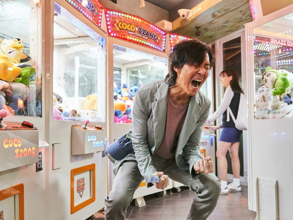 Jee Jung-jae as gambling addict Seong Gi-hun in Squid Game. Photo: Netflix