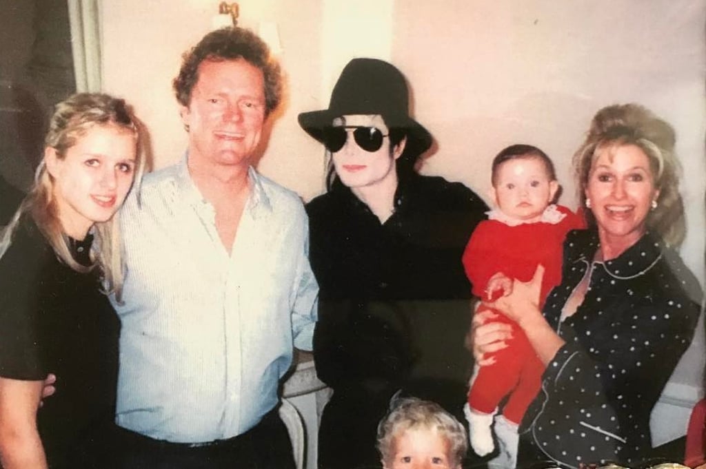 Michael Jackson with the Hilton family. Photo: @kathyhilton/Instagram