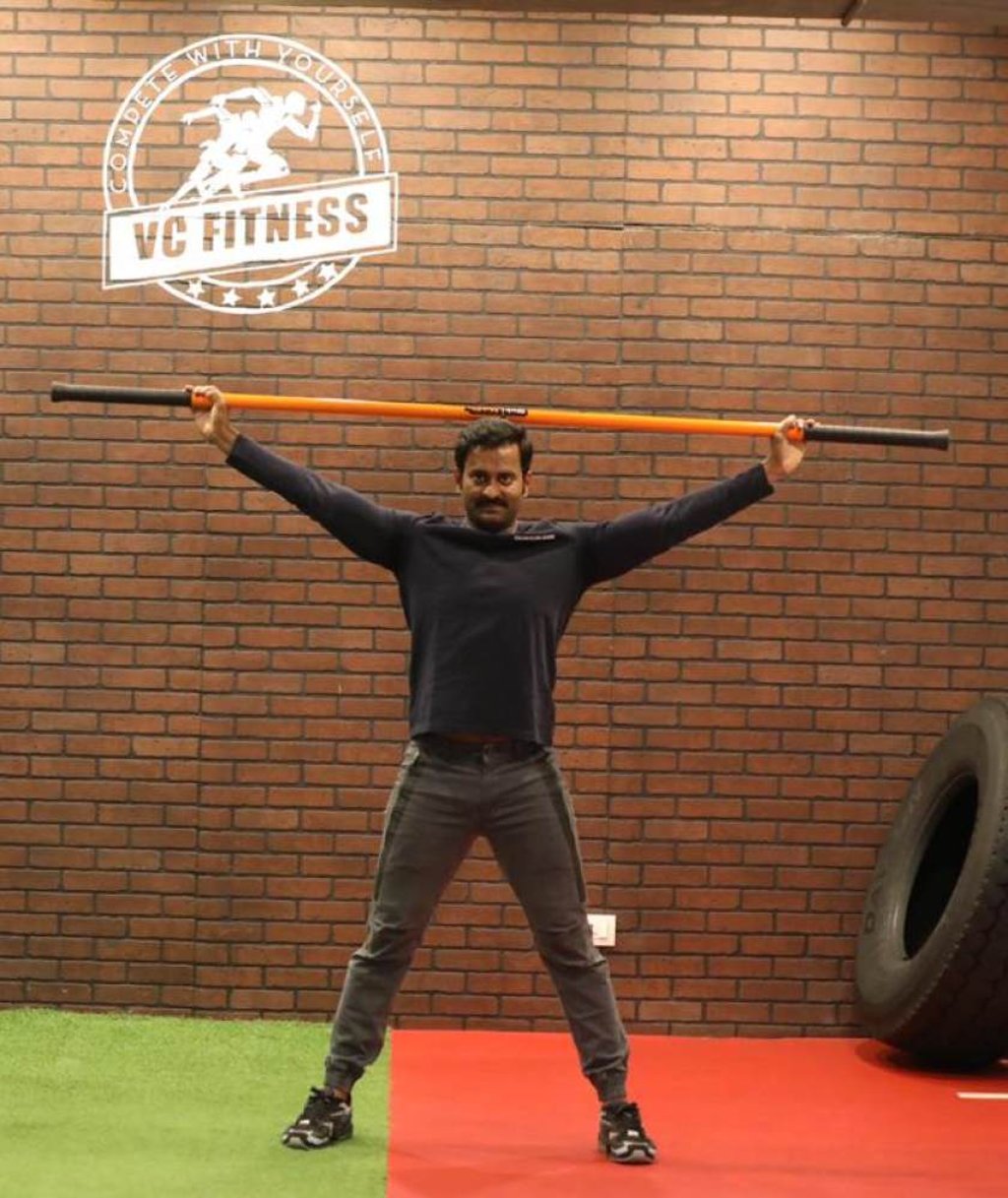 Channa has his own fitness centre, VC Fitness, where he trains his clients. Photo: vinodchannafitness.com