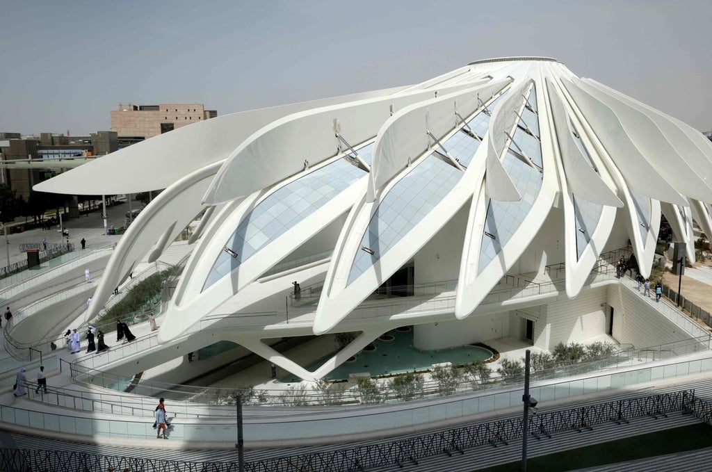 The UAE pavilion at the Expo 2020 in Dubai. Photo: AFP