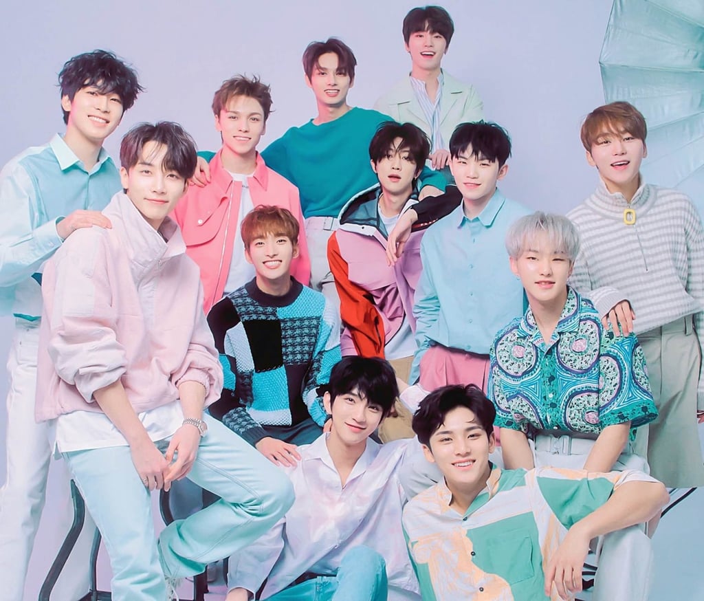 K-pop group Seventeen are owned by Pledis Entertainment.