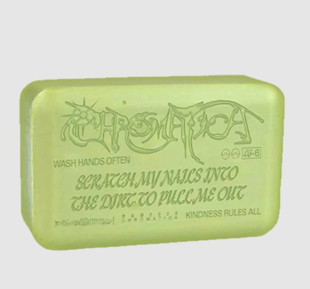 With Chromatica being released during the height of coronavirus, Lady Gaga released a soap bar to promote hygiene. Photo: shop.ladygaga.com With Chromatica being released during the height of coronavirus, Lady Gaga released a soap bar to promote hygiene. Photo: shop.ladygaga.com