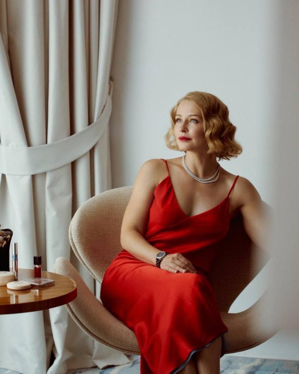 Russian actress Yulia Peresild is the first actor to make a movie in space. Photo: @juliaperesild/Instagram Russian actress Yulia Peresild is the first actor to make a movie in space. Photo: @juliaperesild/Instagram
