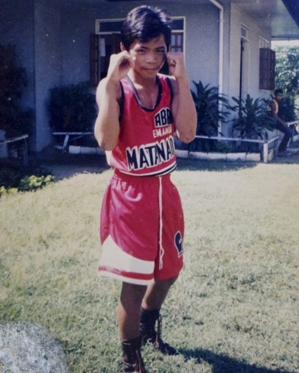 Pacquiao shares throwback photos of himself on his Instagram. Photo: @mannypacquiao/Instagram