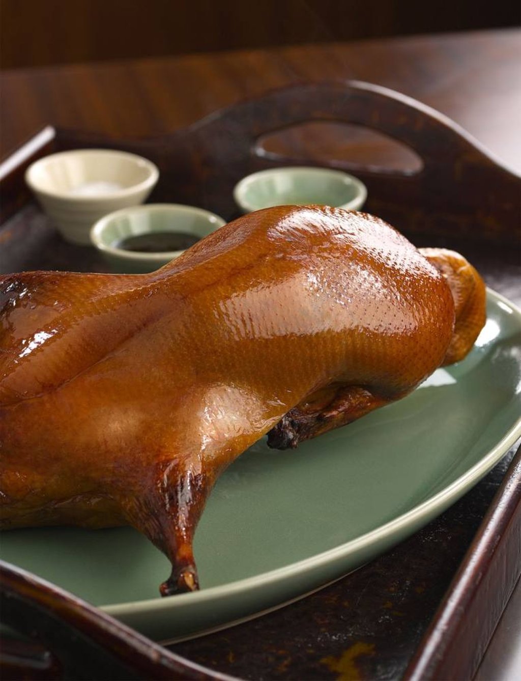 Roast Peking Duck at Sha Tin 18 in the Hyatt Regency Hong Kong, Sha Tin. Photo: Bernice Chan Roast Peking Duck at Sha Tin 18 in the Hyatt Regency Hong Kong, Sha Tin. Photo: Bernice Chan