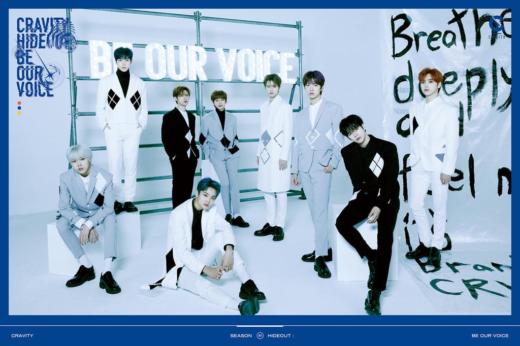K-pop band Cravity. K-pop band Cravity.