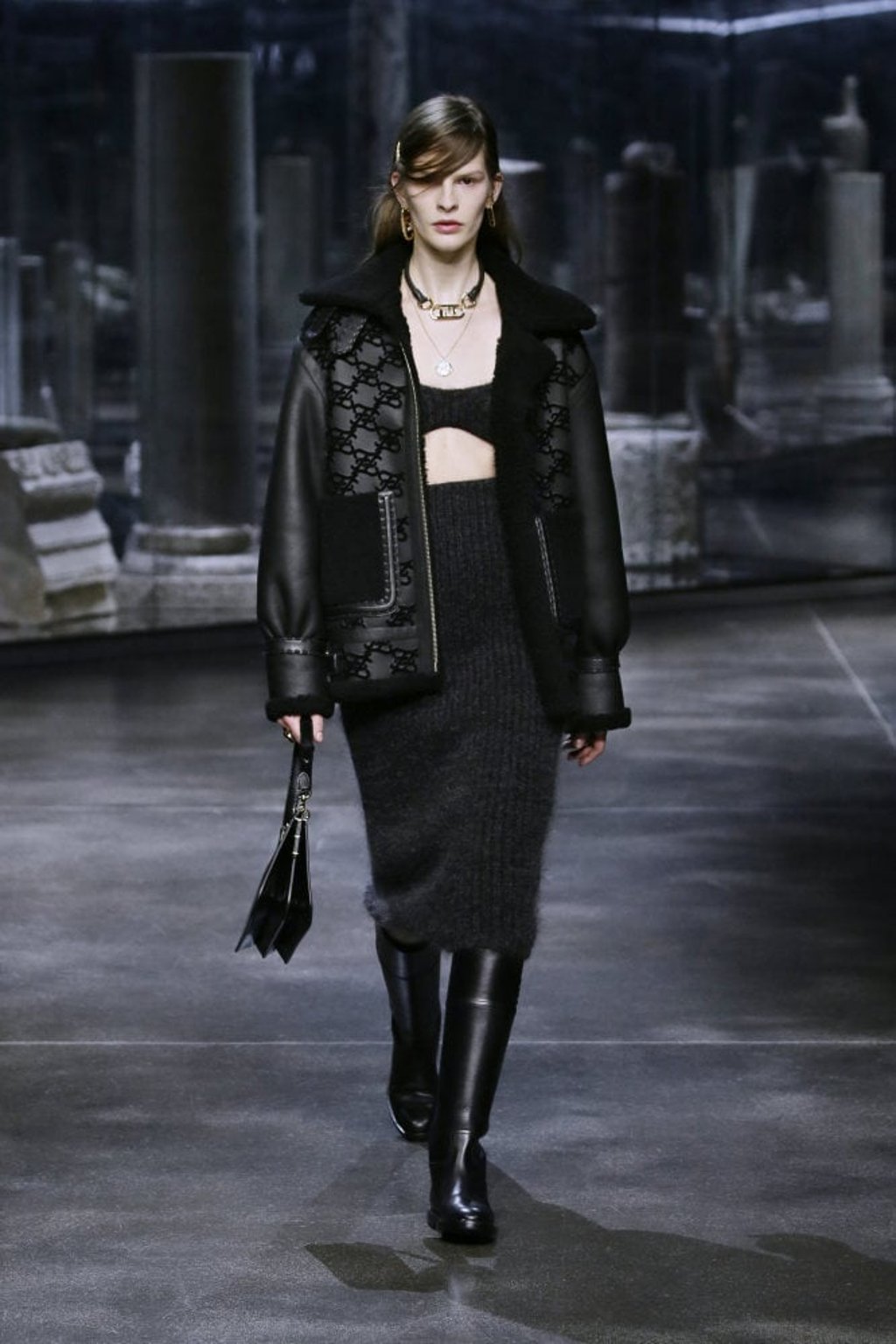 Fendi leads the monochromatic logo trend. Photo: Handout