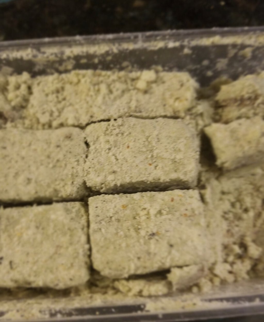Chinese mung bean halva from Lijiang, Yunnan, in southwest China. Photo: courtesy of Miranda Brown Chinese mung bean halva from Lijiang, Yunnan, in southwest China. Photo: courtesy of Miranda Brown