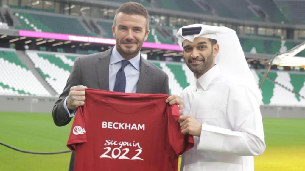 David Beckham made a controversial decision to become the face of Qatar World Cup. Photo: @davidbeckham/Instagram David Beckham made a controversial decision to become the face of Qatar World Cup. Photo: @davidbeckham/Instagram