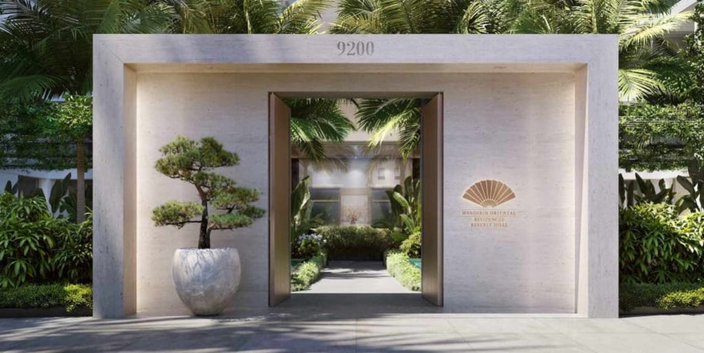 The Mandarin Oriental Residences in Beverly Hills, California. Photo: Dbox