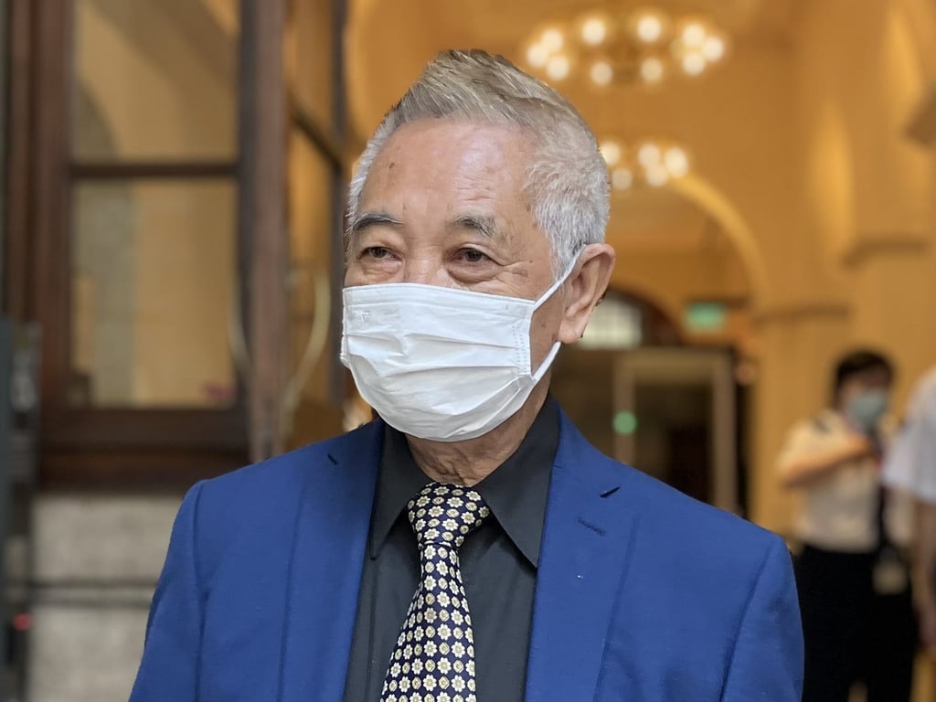 Retired civil servant Kwok Cheuk-kin outside the Court of Final Appeal on October 11. Kwok has been dubbed the “king of judicial reviews” for his frequent legal challenges to government policies and decisions. Photo: Jasmine Siu Retired civil servant Kwok Cheuk-kin outside the Court of Final Appeal on October 11. Kwok has been dubbed the “king of judicial reviews” for his frequent legal challenges to government policies and decisions. Photo: Jasmine Siu