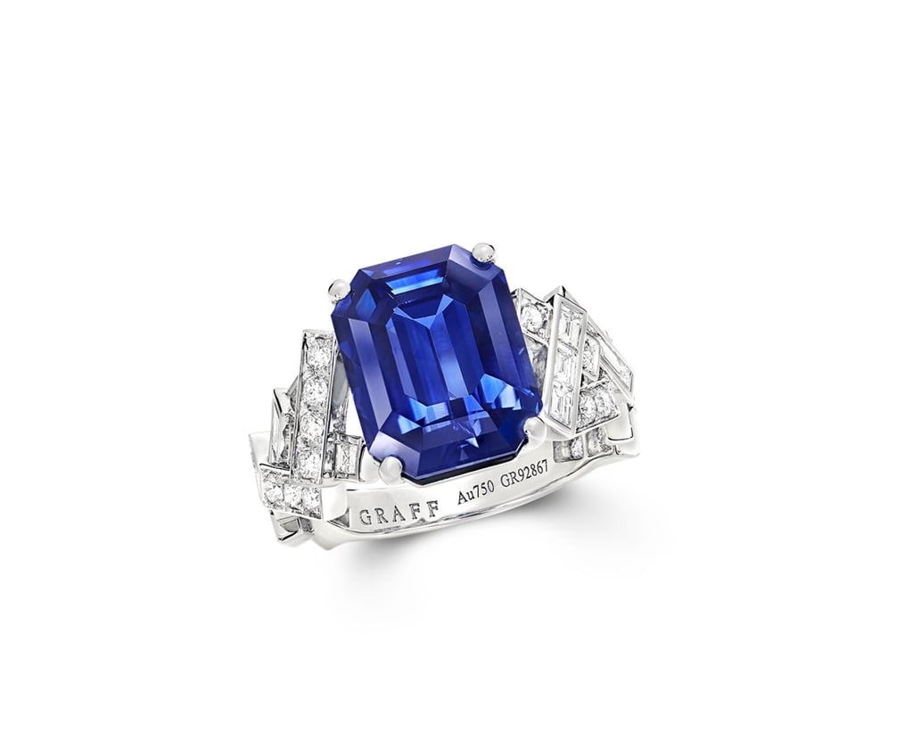 A 7.74-carat Royal Blue sapphire ring from the Threads Collection.