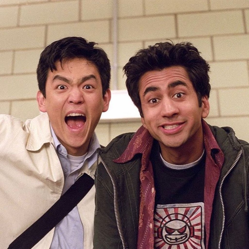 John Cho and Kal Penn starred in 2004 comedy film Harold & Kumar Go to White Castle. Photo: @kalpenn/Instagram