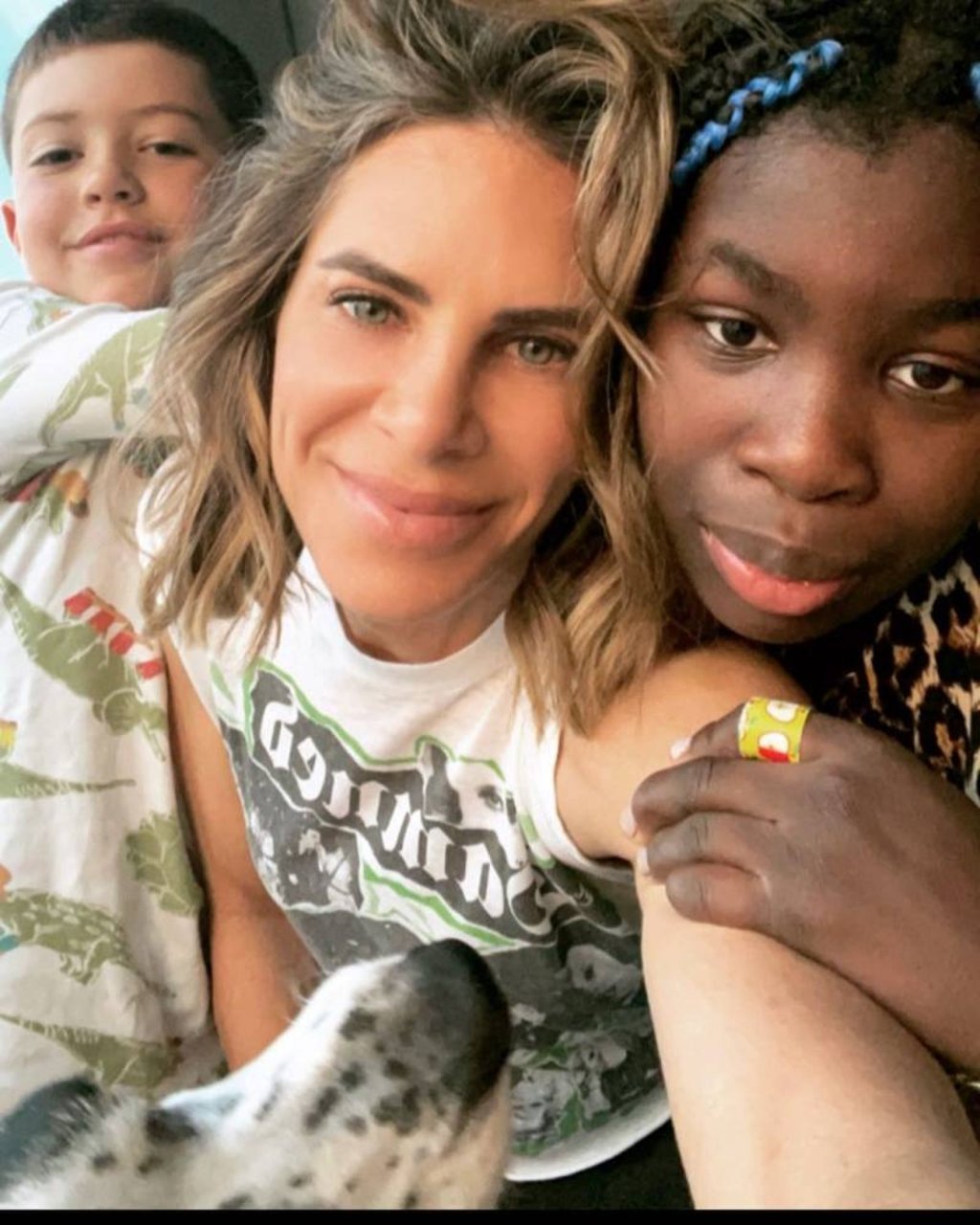Jillian Michaels and her children. Photo: @jillianmichaels/Instagram