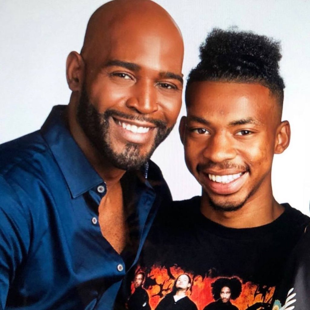 Karamo Brown and his son Jason. Photo: @karamo/Instagram