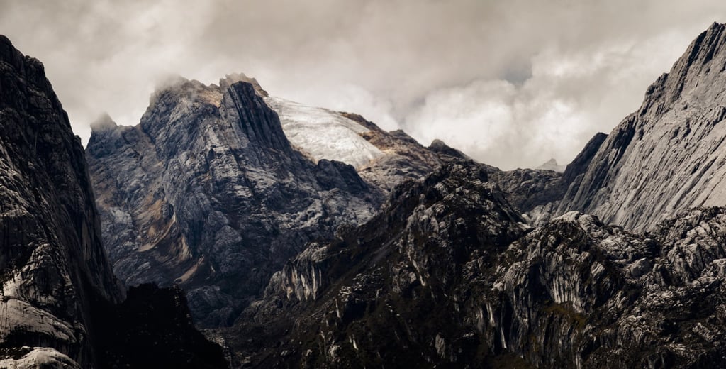 The Carstensz glacier, in Indonesia’s western Papua province. Photo: Getty Images