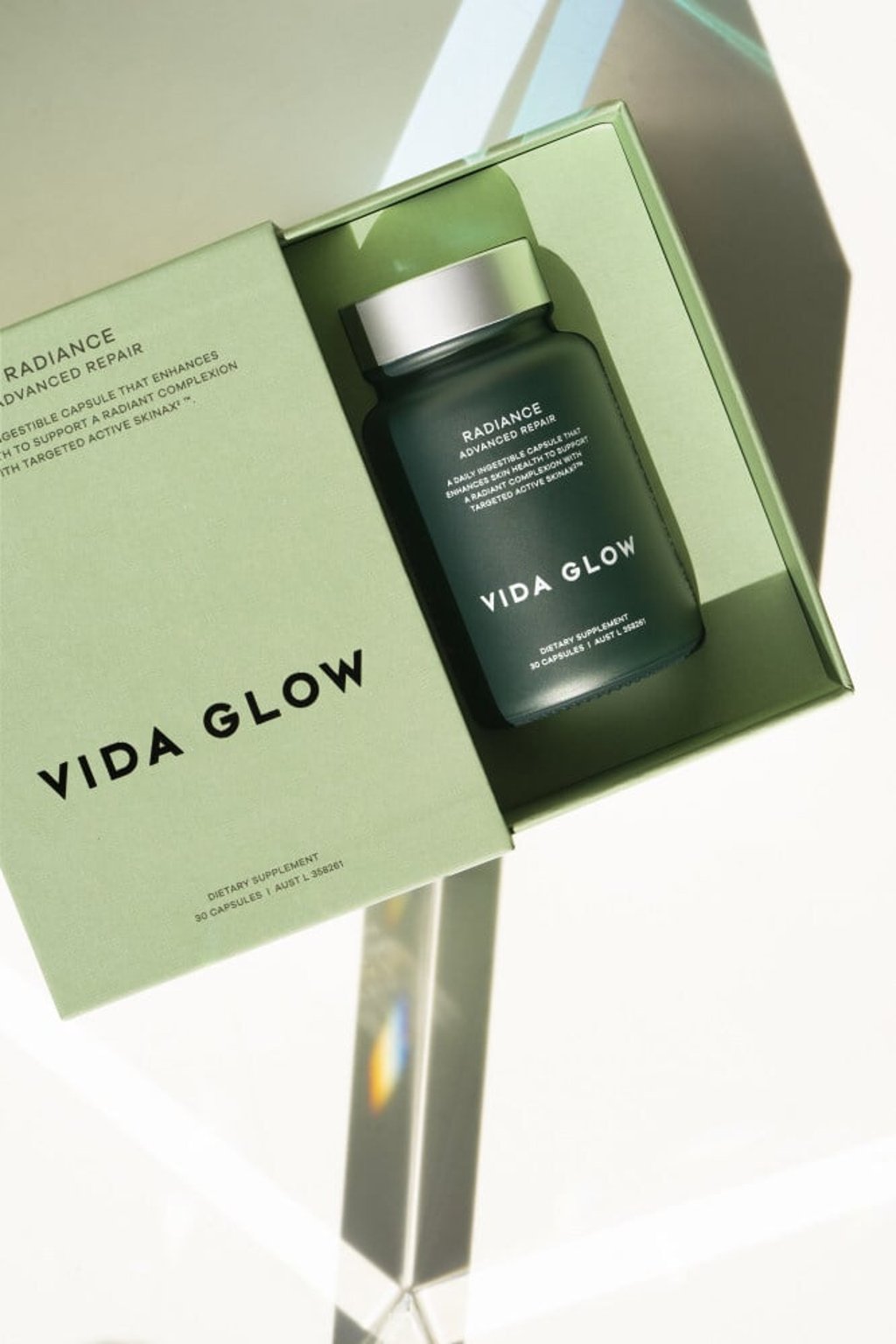 Radiance Advanced Repair capsules from Vida Glow.