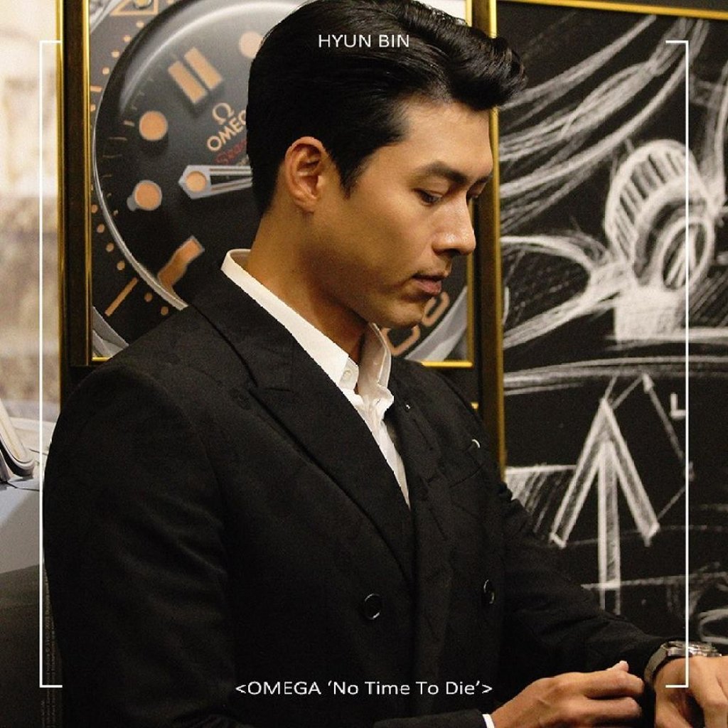 Hyun Bin for Omega. Photo: @vast.ent/Instagram