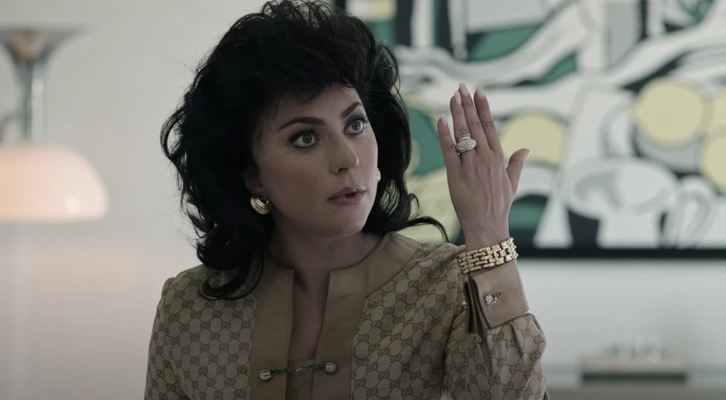Lady Gaga plays socialite Patrizia Reggiani in Ridley Scott-directed film House of Gucci. Photo: Metro-Goldwyn-Mayer Lady Gaga plays socialite Patrizia Reggiani in Ridley Scott-directed film House of Gucci. Photo: Metro-Goldwyn-Mayer