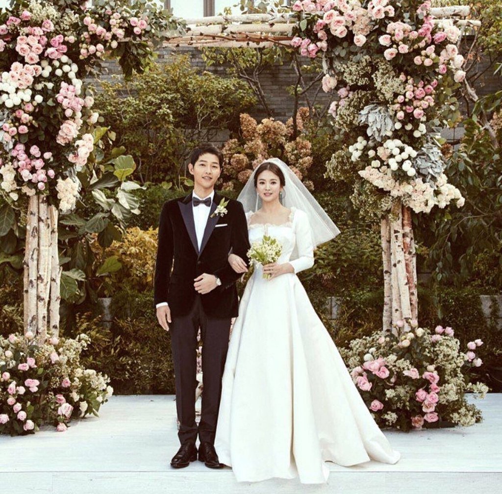 K drama stars most epic wedding dresses Song Hye kyo looked stunning in custom Christian Dior Ko So young donned Oscar de la Renta and Jun Ji hyun picked two luxury gowns South China Morning