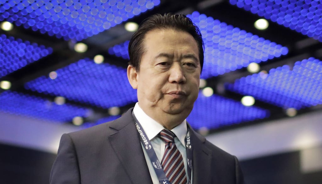 Former Interpol president Meng Hongwei disappeared during a trip to China in 2018. Photo: AP Former Interpol president Meng Hongwei disappeared during a trip to China in 2018. Photo: AP
