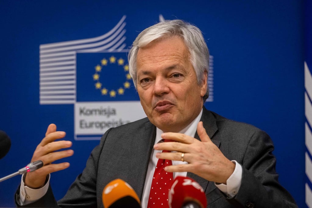 European Justice Commissioner Didier Reynders. Photo: AFP European Justice Commissioner Didier Reynders. Photo: AFP