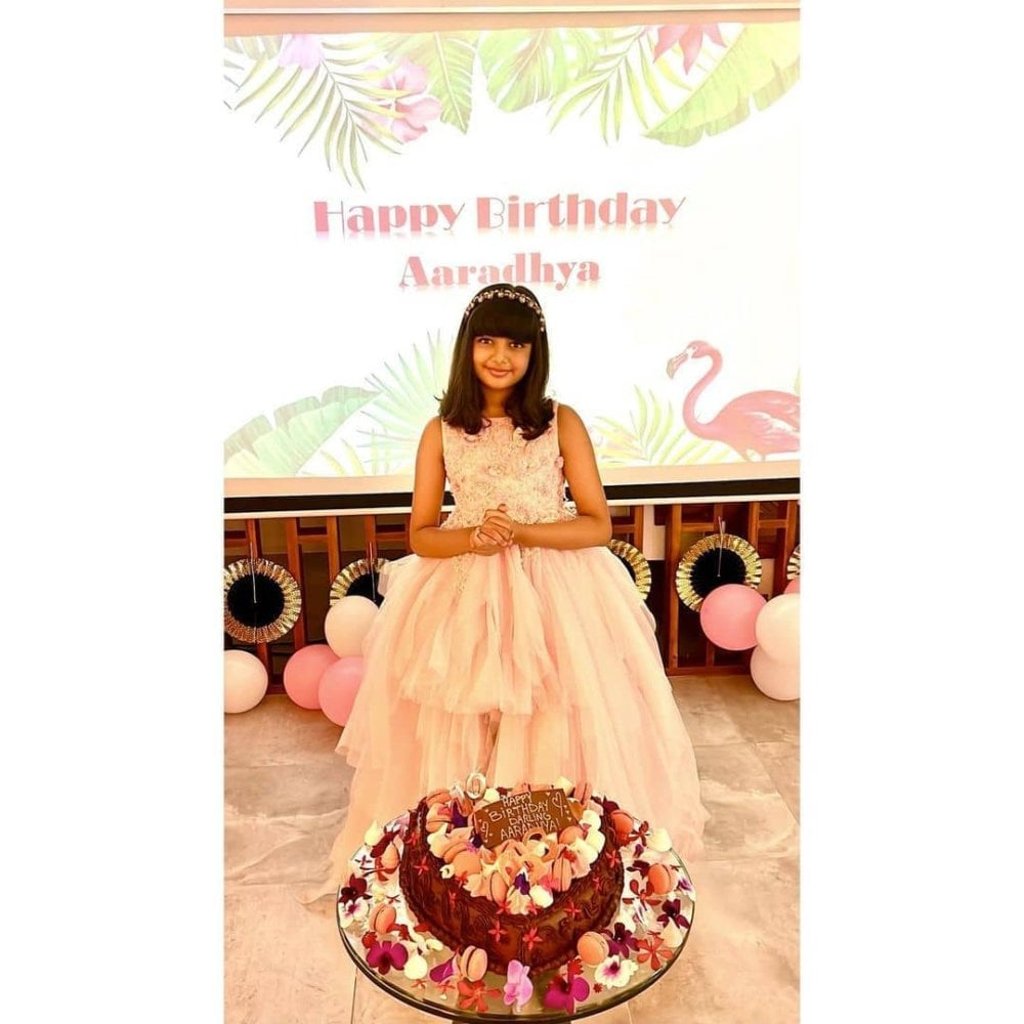 Aaradhya Bachchan celebrated her 10th birthday in the Maldives. Photo: @aaradhyabachchan_/Instagram