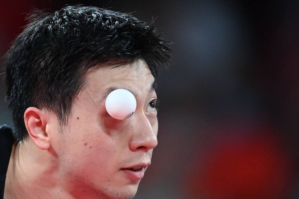 Chinese table tennis legend Ma Long won gold at the Tokyo Olympics. Photo: AFP