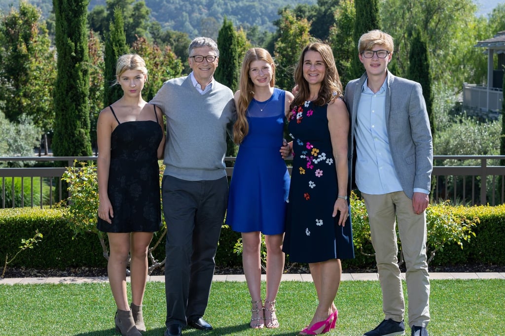While the three Gates children grew up in a luxurious household, their parents worked hard to keep them grounded. Photo: Melinda French Gates/Facebook While the three Gates children grew up in a luxurious household, their parents worked hard to keep them grounded. Photo: Melinda French Gates/Facebook