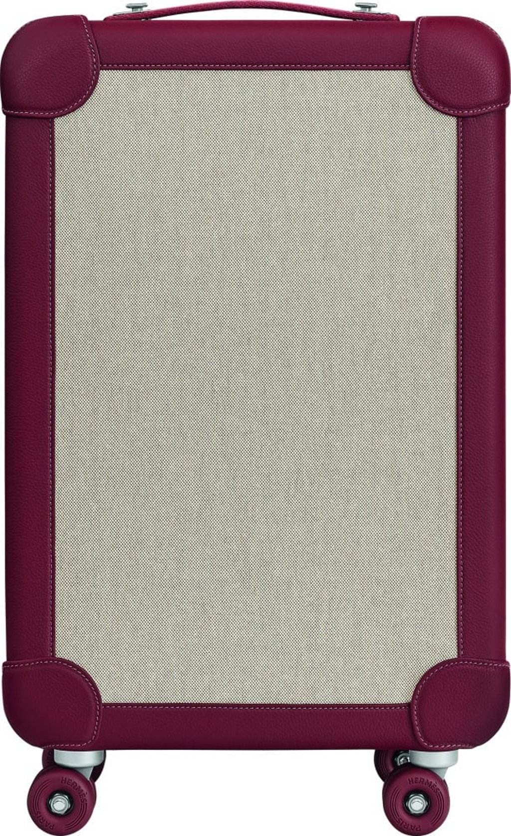 The RMS carry-on suitcase in canvas and bull calf leather. The RMS carry-on suitcase in canvas and bull calf leather.