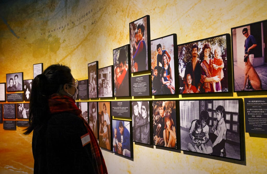 The new “A Man Beyond the Ordinary: Bruce Lee” exhibition opens to the public on Sunday. Photo: Dickson Lee The new “A Man Beyond the Ordinary: Bruce Lee” exhibition opens to the public on Sunday. Photo: Dickson Lee