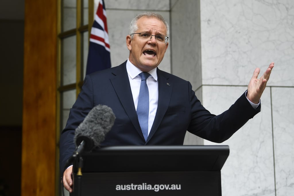 Australian Prime Minister Scott Morrison. Photo: EPA