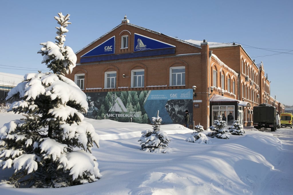 The Listvyazhnaya mine near Belovo, Kemerovo region of southwestern Siberia, Russia. Photo: AP The Listvyazhnaya mine near Belovo, Kemerovo region of southwestern Siberia, Russia. Photo: AP