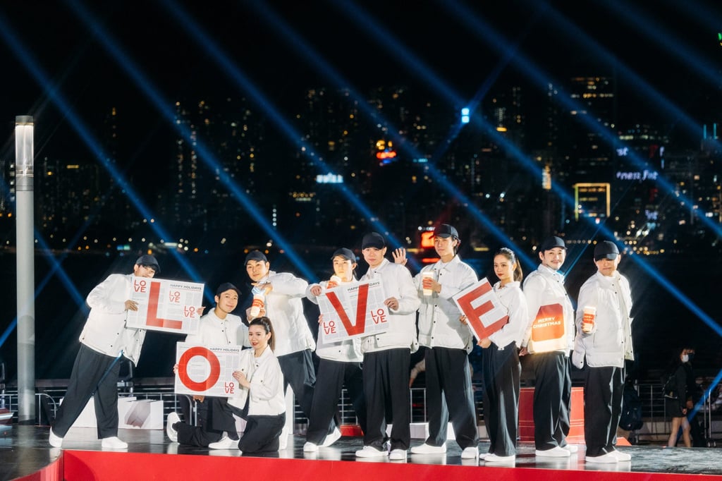 Dancers at the lighting ceremony.