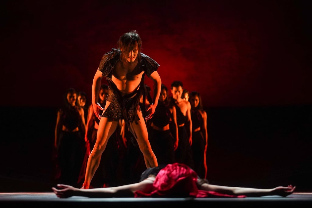 Chen Rong and Lam Yin-yi in the scene Water Spirit. Photo: Mak Cheong-wai@Moon 9 image