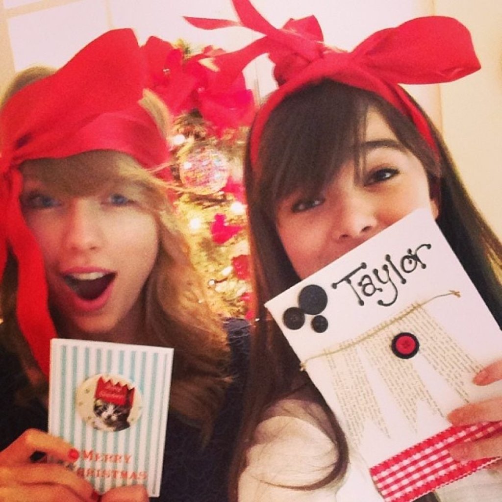 Hailee Steinfeld and Taylor Swift. Photo: @haileesteinfeld/Instagram
