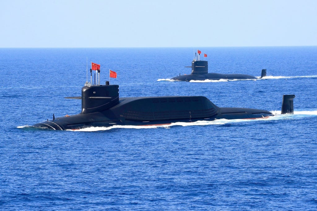 The latest Jin-class nuclear submarine reportedly carries powerful JL-3 ballistic missiles with a range of over 10,000km. Photo: via Reuters