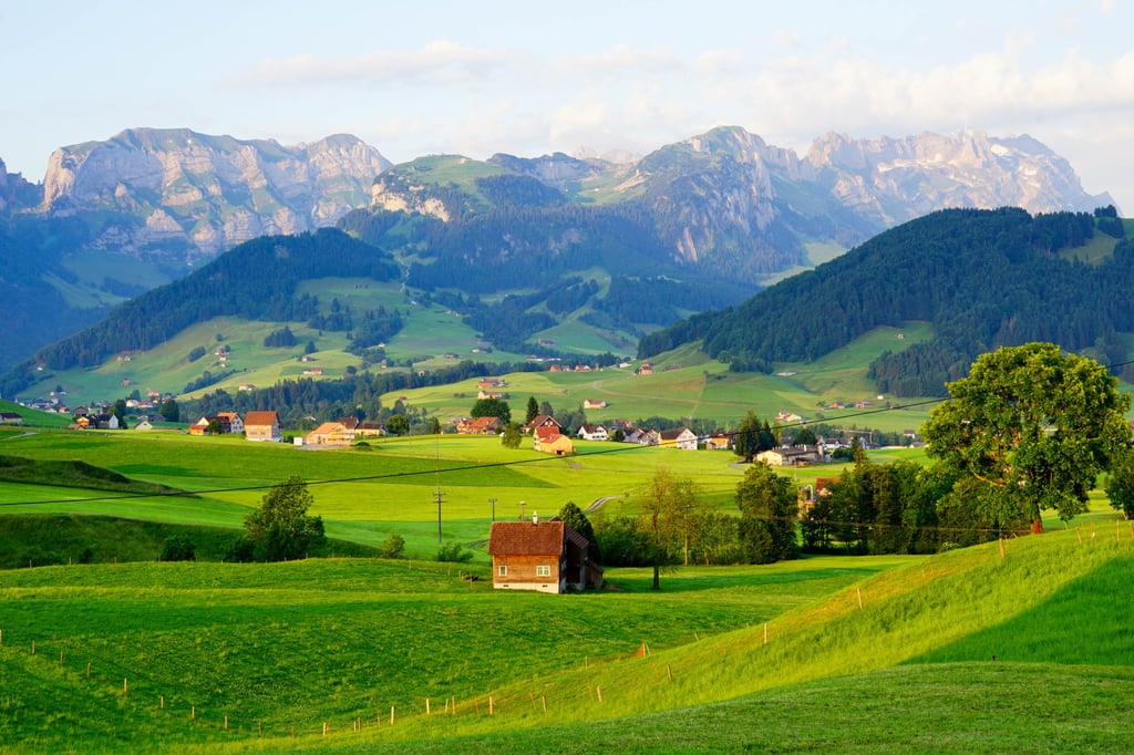 Appenzell in Switzerland, where Säntis Malt whisky is created. Photo: Shutterstock