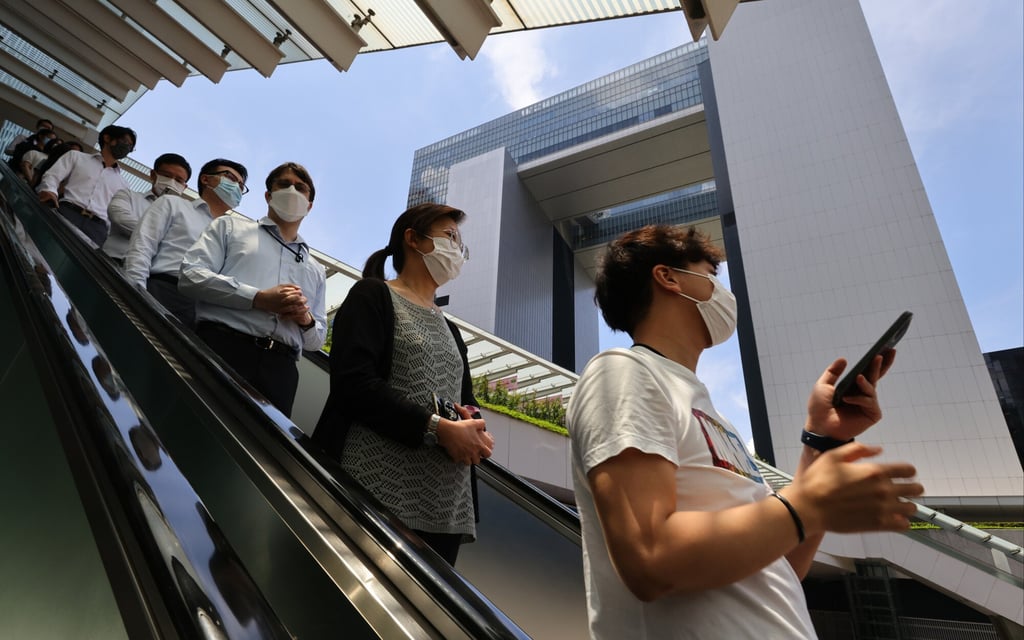 The civil service oath was introduced after the 2019 anti-government protests and the implementation last year of the national security law. Photo: Dickson Lee The civil service oath was introduced after the 2019 anti-government protests and the implementation last year of the national security law. Photo: Dickson Lee