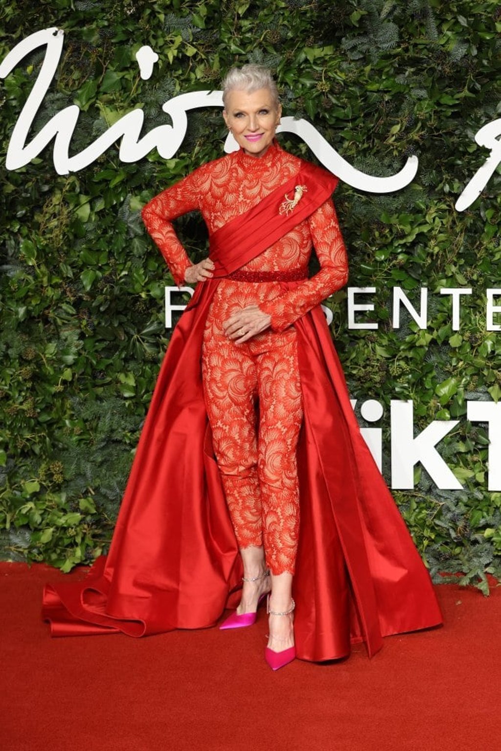 Model Maye Musk at The Fashion Awards 2021 in London on November 29. Photo: EPA-EFE Model Maye Musk at The Fashion Awards 2021 in London on November 29. Photo: EPA-EFE