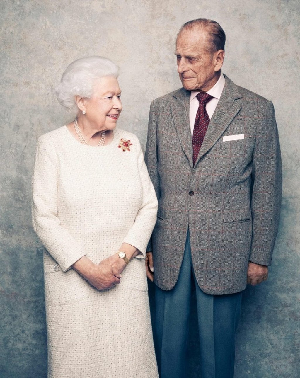 Queen Elizabeth and her husband, Prince Philip, Duke of Edinburgh in the White Drawing Room at Windsor Castle marking their platinum wedding anniversary (70 years) in November 2017. Photo: AFP Photo/Buckingham Palace/Camerapress Queen Elizabeth and her husband, Prince Philip, Duke of Edinburgh in the White Drawing Room at Windsor Castle marking their platinum wedding anniversary (70 years) in November 2017. Photo: AFP Photo/Buckingham Palace/Camerapress