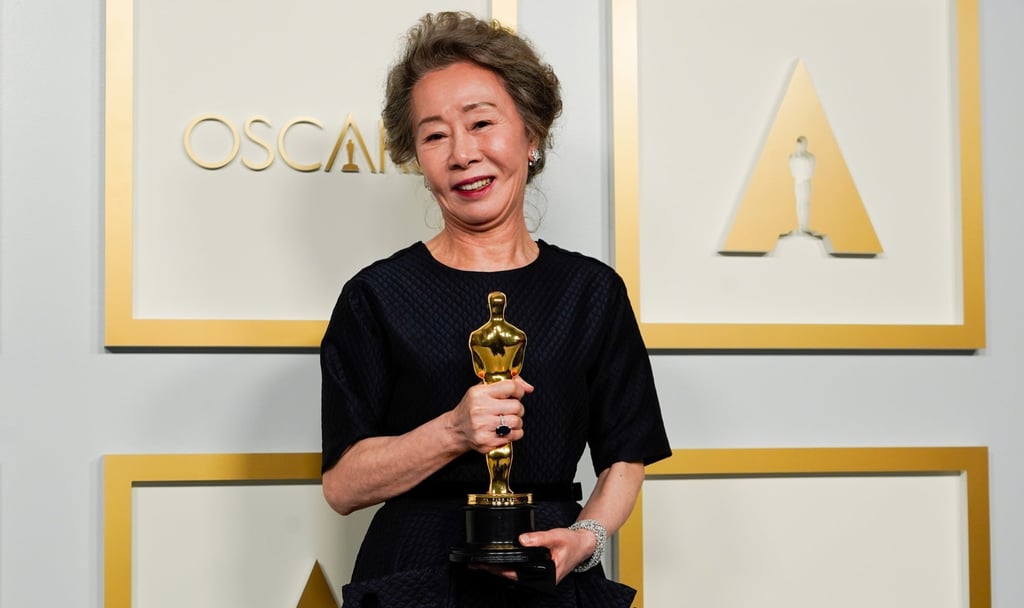 Yoon Yuh-jung made history when she won the best actress in a supporting role for Minari. Photo: Reuters Yoon Yuh-jung made history when she won the best actress in a supporting role for Minari. Photo: Reuters