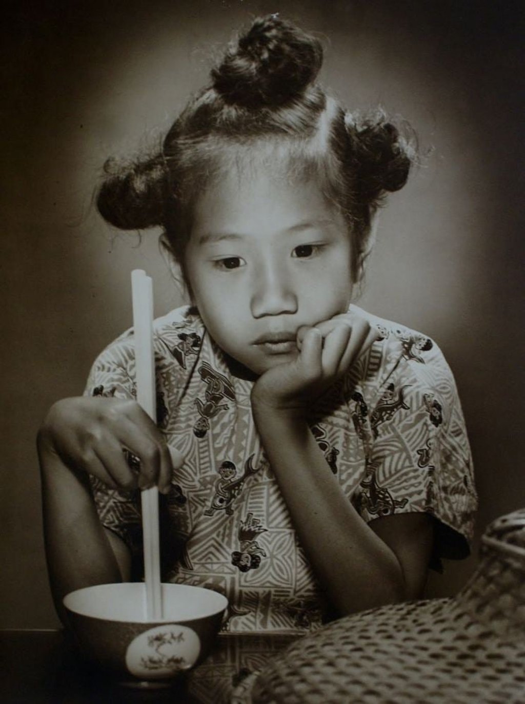 Portrait of a young girl by Wu.