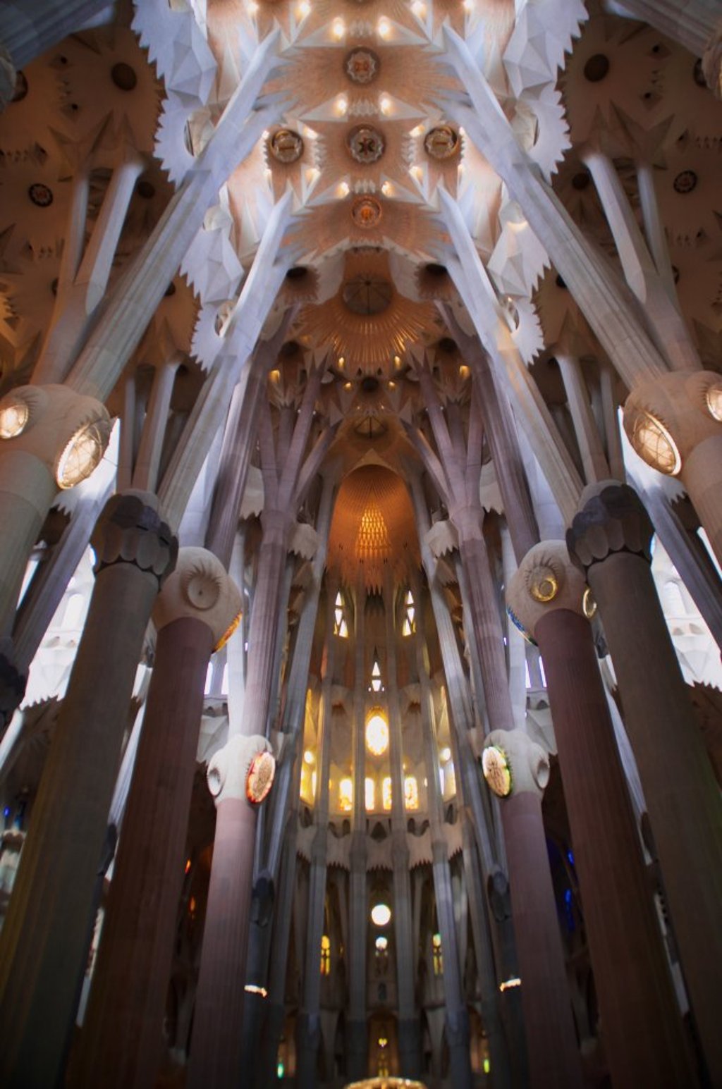 The inside of the Sagrada Família. Photo: Peter Neville-Hadley