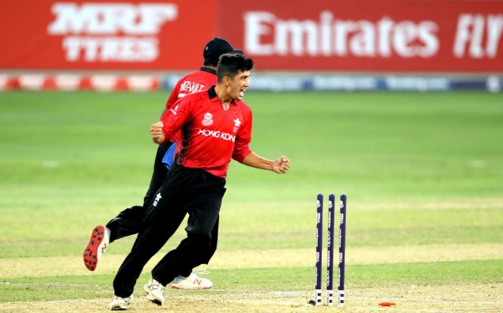Hong Kong’s Aizaz Khan has registered for the PSL draft. Photo: ICC